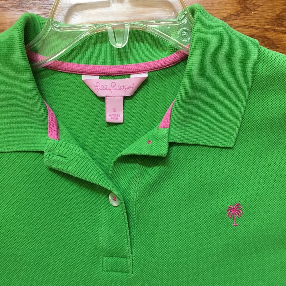Lilly Pulitzer Green Polo Shirt
